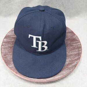 Tampa Bay Rays MLB Melonwear Navy Blue Hat Cap TB Logo Adult Men's Adjustable